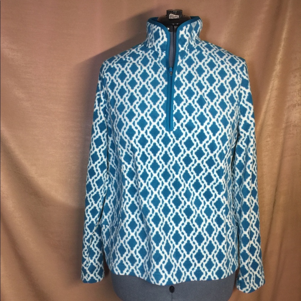Lands End quarter zip fleece, size L
